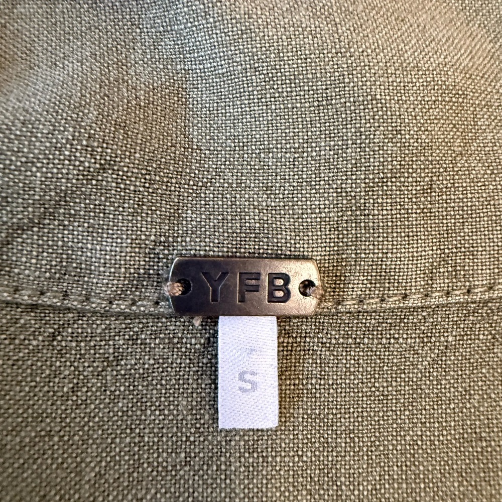YOUNG FABULOUS & BROKE RIVER ROW EDGE ROMPER IN CADET PIGMENT WASH SIZE SMALL - Picture 9 of 16